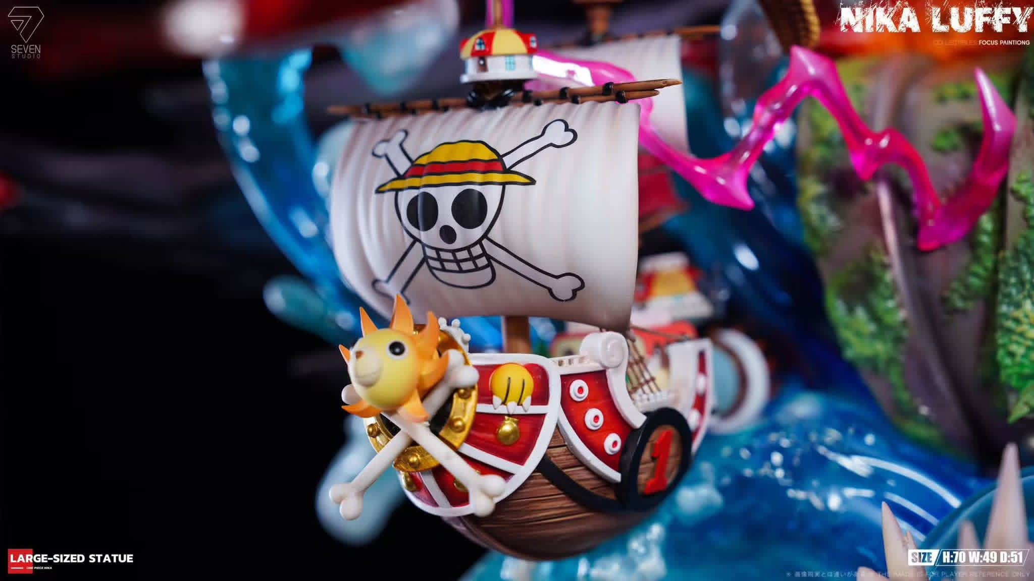 Luffy Nika resin statue Seven studio anime figure