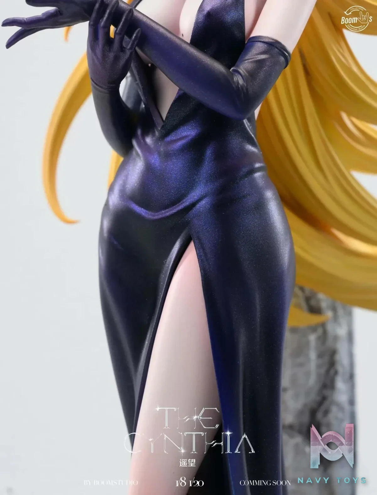 Boom Studio - Pokémon Great Artist Series Cynthia resin statue Navy Toys anime figure