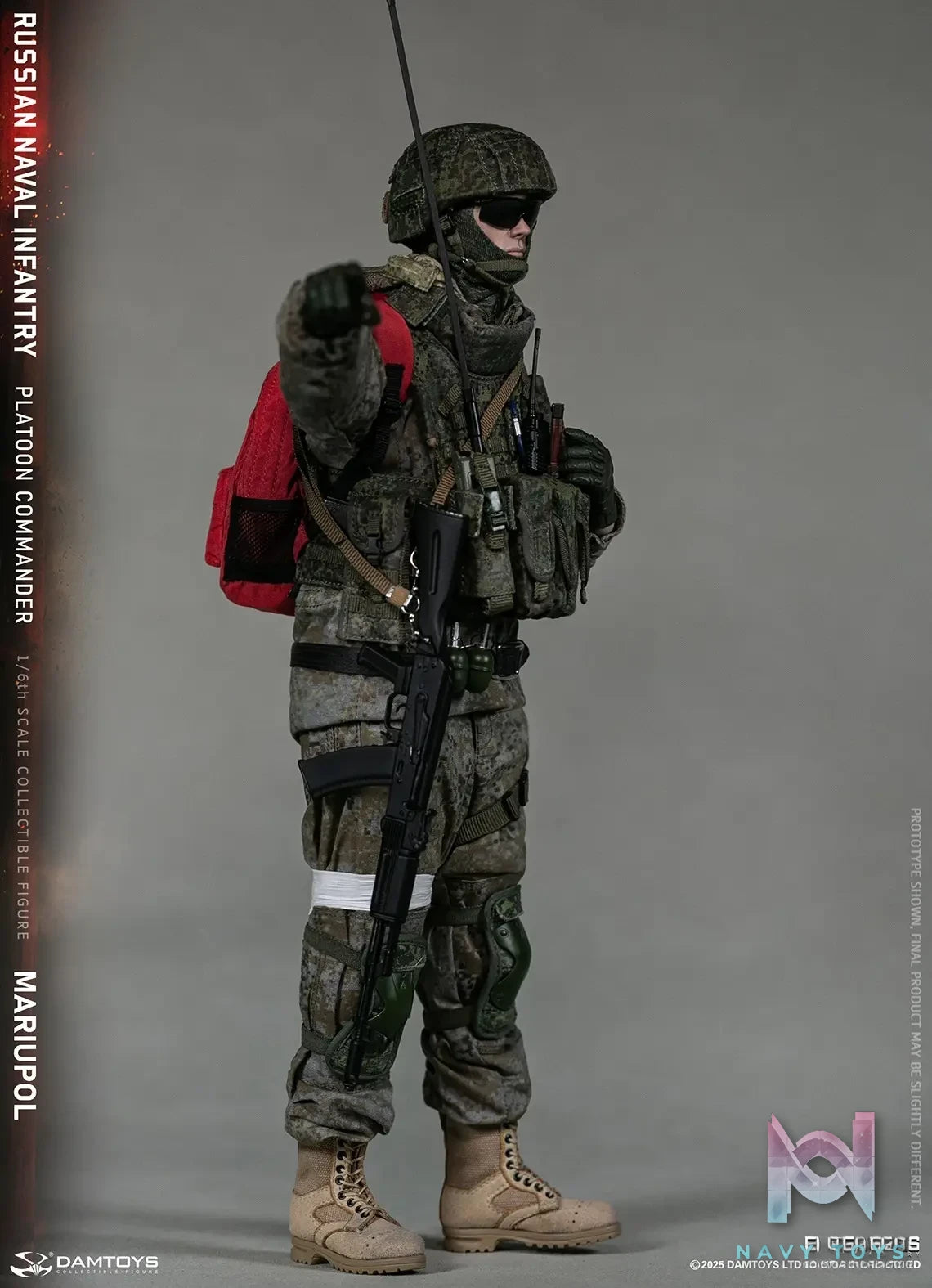 DAMTOYS – 1/6 RUSSIAN NAVAL INFANTRY COMMANDER MARIUPOL NO.78111 (Licensed)
