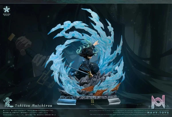 SAKURA Studio - Demon Slayer Mist Hashira Muichiro Tokito resin statue Navy Toys anime figure