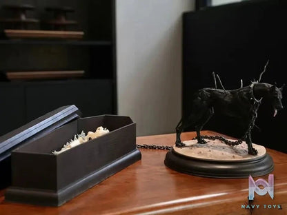 Black dog pulling coffin of Casca - Berserk - BIHS Studio resin statue Navy Toys anime figure