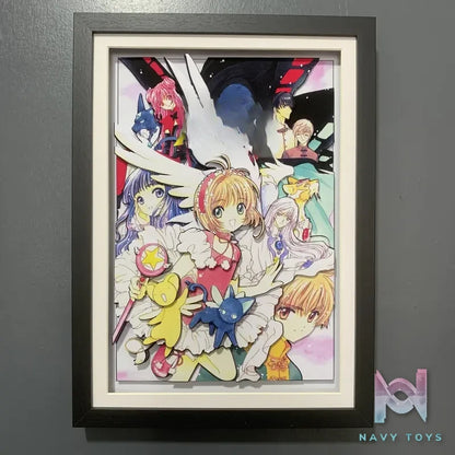 KALA HOME Studio – Cardcaptor Sakura Multiple Characters #01 3D Decorative Painting Cardcaptor Sakura