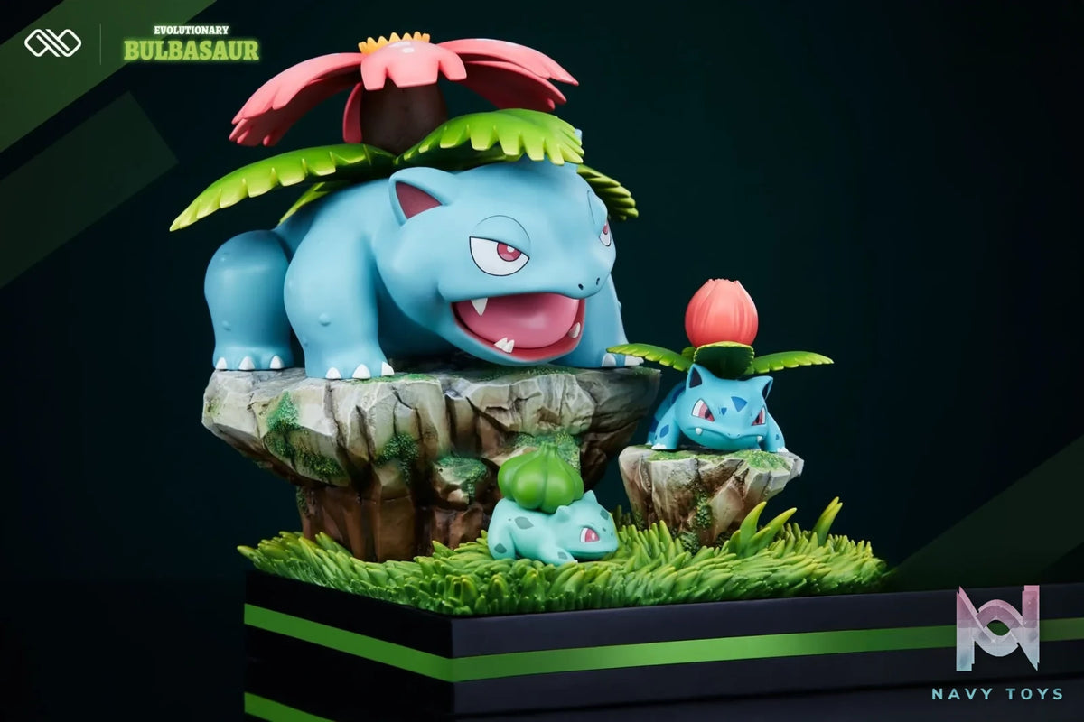 Infinite Studio – Pokémon Bulbasaur evolution group