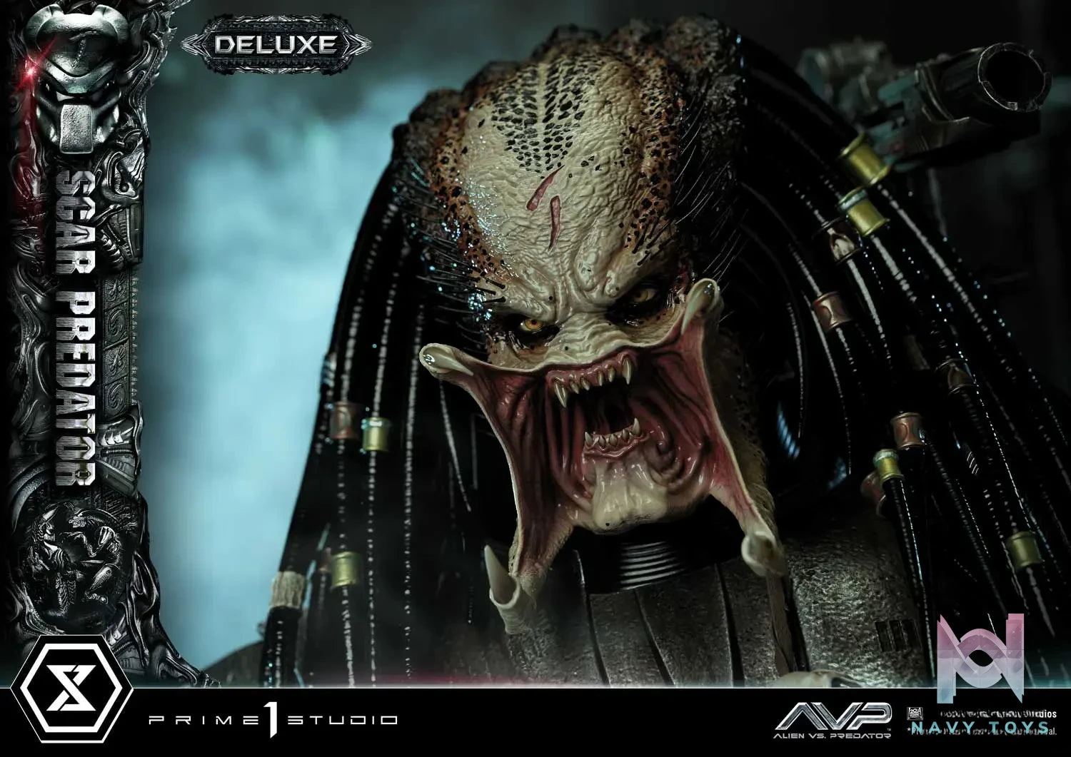 Prime 1 Studio Museum Masterline Alien vs. Predator Scar Predator MMPR-04 MMPR-04DX MMPR-04DXS