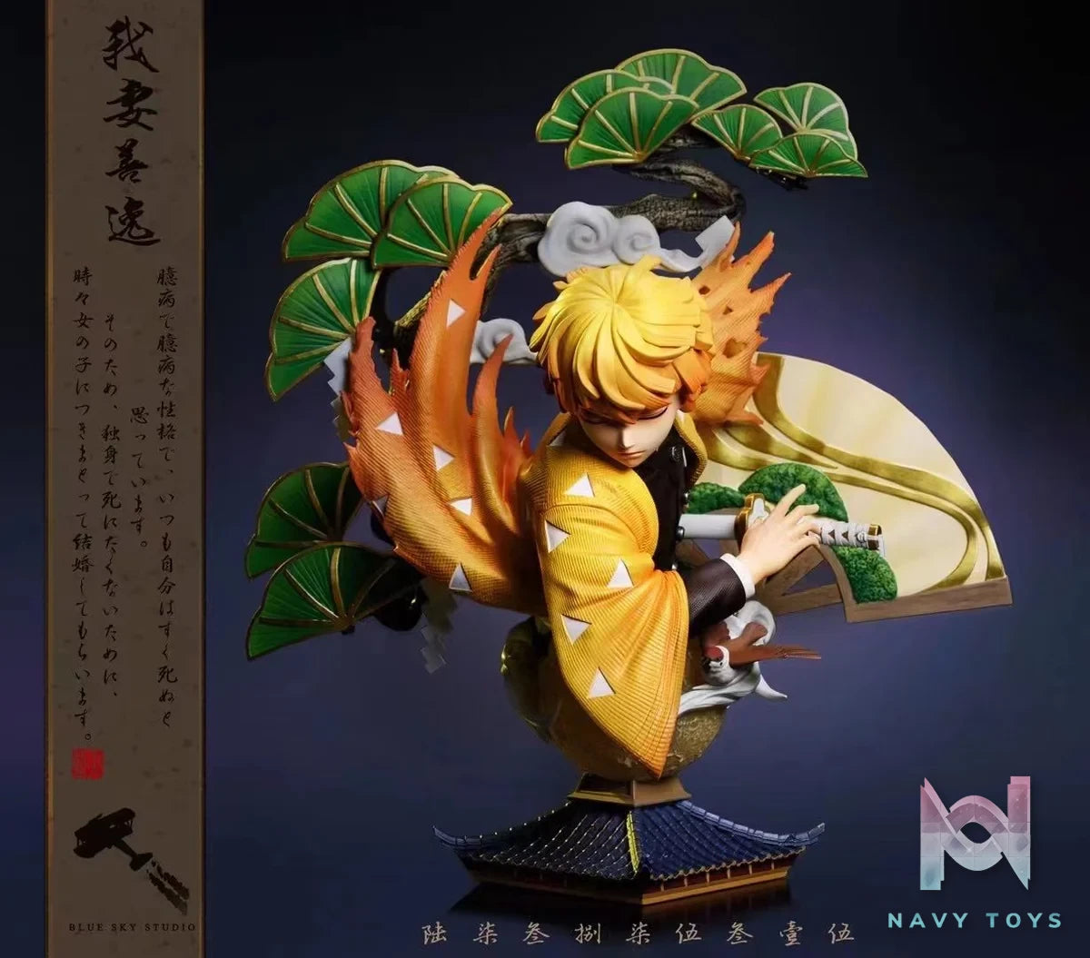 Zenitsu Agatsuma Bust - Blue Sky Studio resin statue blue sky studio anime figure