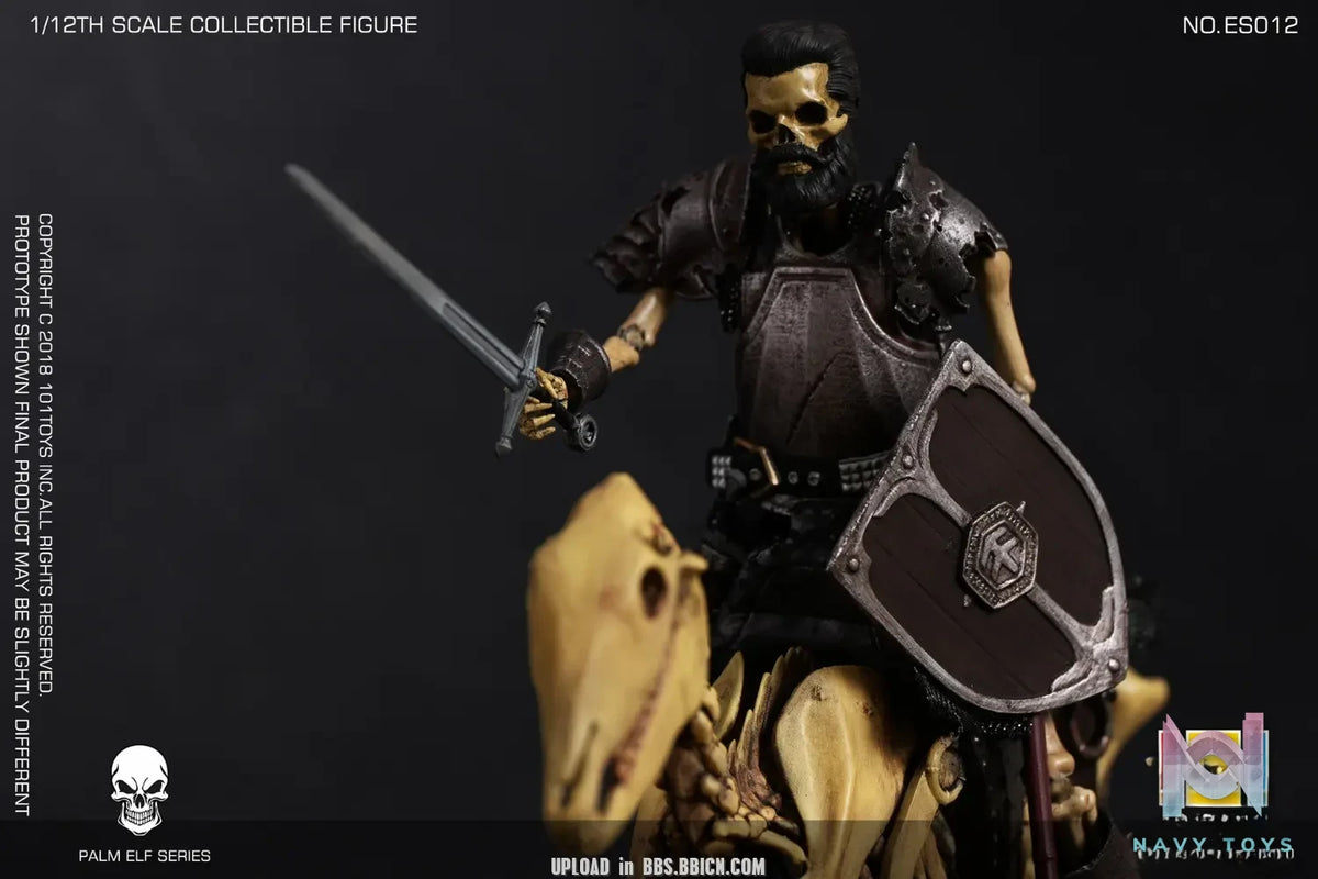 101Toys – Original 1/12 NO.ES010 PALM ELF SERIES- Skeleton Medieval Knight (Licensed)