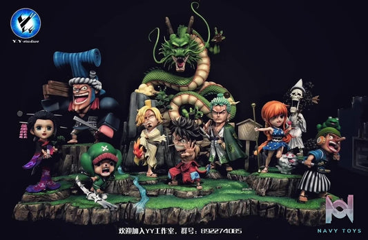 Yaya Studio - Team mugiwara Wano - One Piece resin statue Yaya studio anime figure
