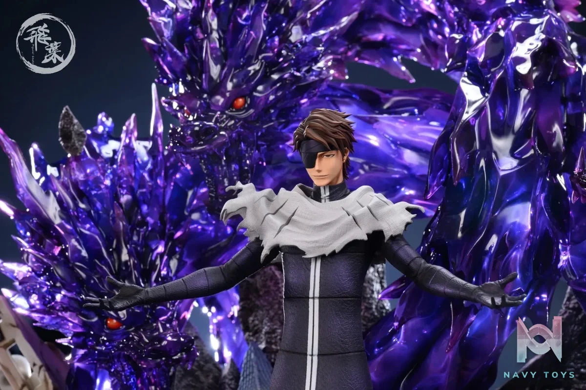 FlyLeaf Studio - BLEACH Five Dragons Sosuke Aizen resin statue Navy Toys anime figure