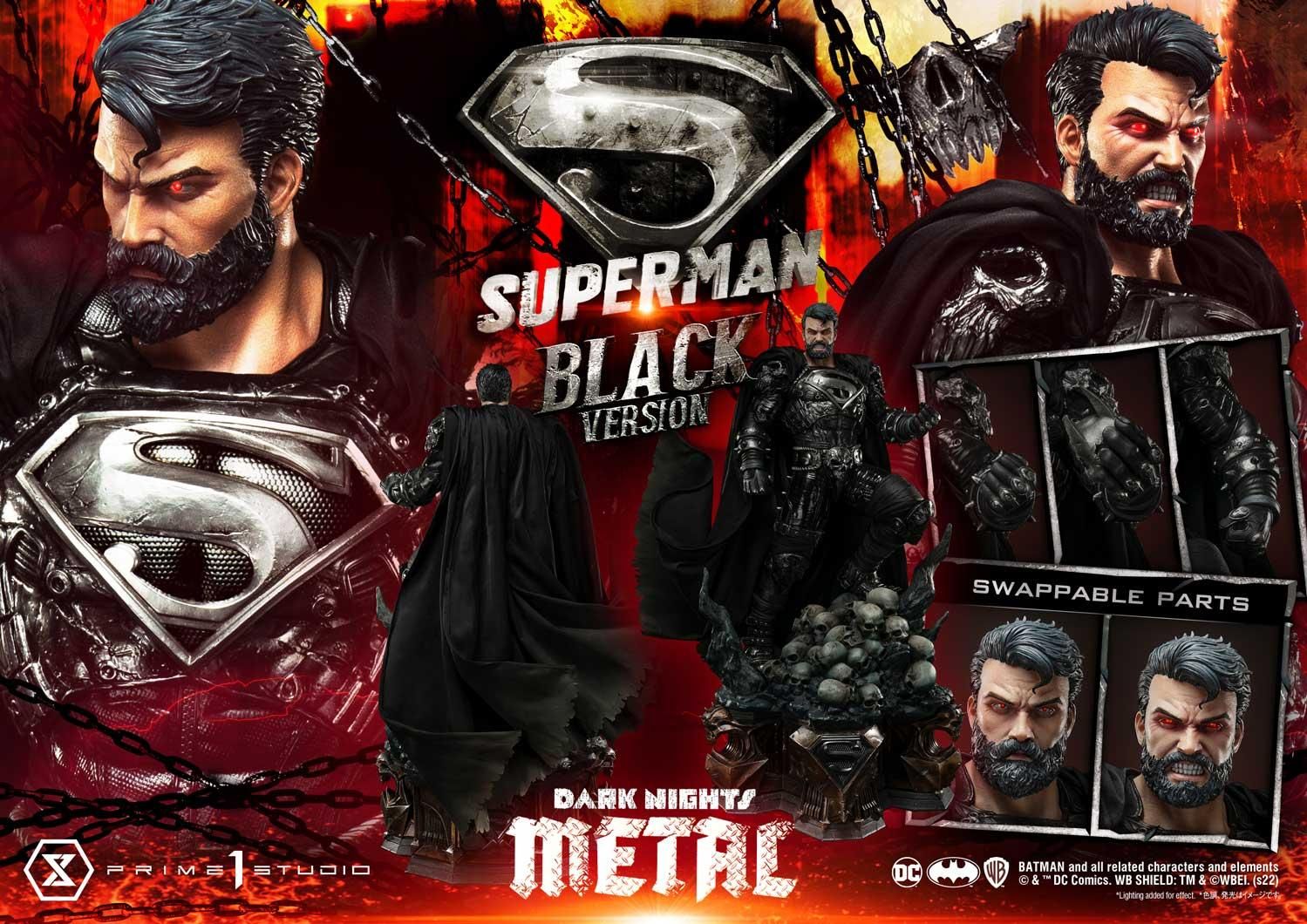 Superman - Dark Nights: Metal - Prime 1 Studio (MMDCMT - 08BL,DXL) resin statue Prime 1 Studio anime figure
