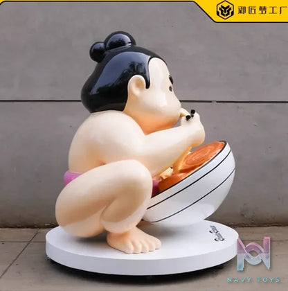 Royal Craftsman Studio – Large Sumo Wrestler Cartoon Model Large Scale Sculpture