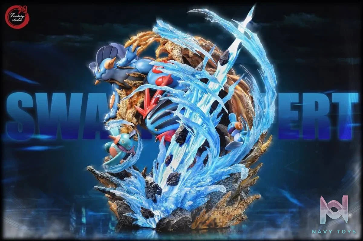 Swampert Family resin statue fantasy studio anime figure