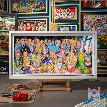 Yu Zhi Jiang Studio – Dragon Ball Multiple Characters Series #8 3D Decorative Painting Dragon Ball