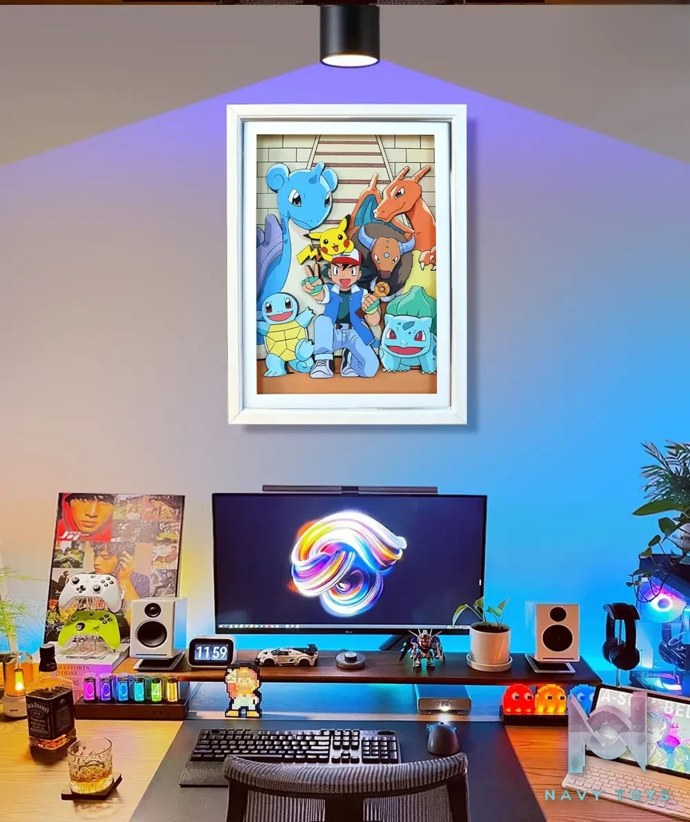 KALA HOME Studio – Pokémon Multiple Characters #12 3D Decorative Painting Pokémon