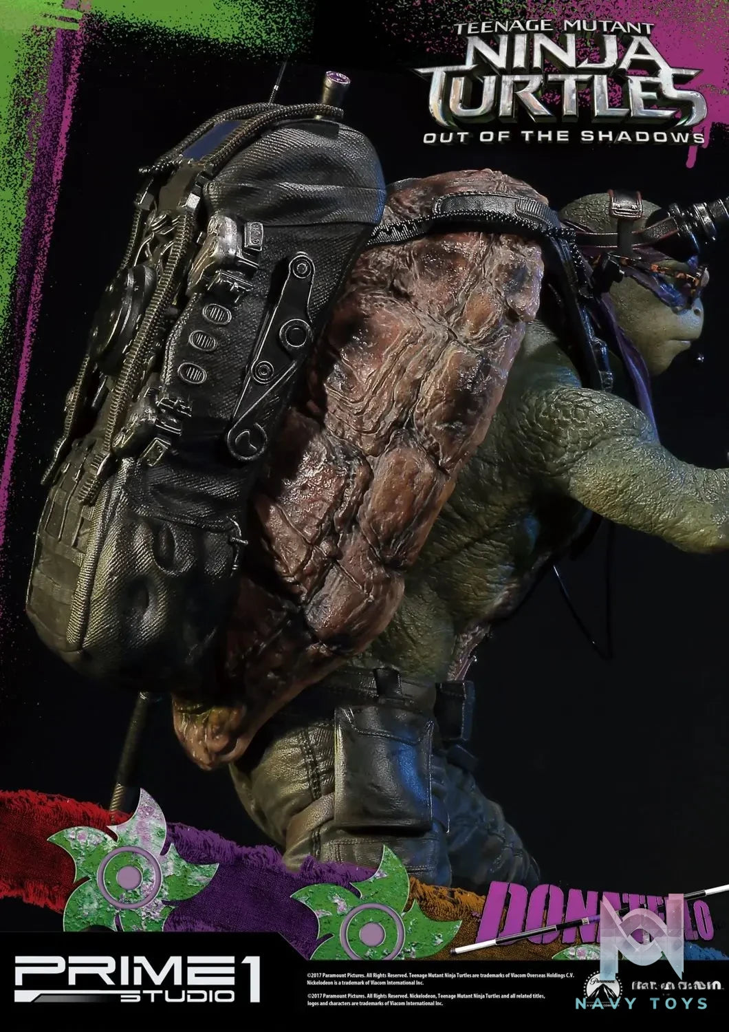Prime 1 Studio – Premium Masterline Teenage Mutant Ninja Turtles: Out of the Shadows (Film) Donatello PMTMNT-05 (Licensed)