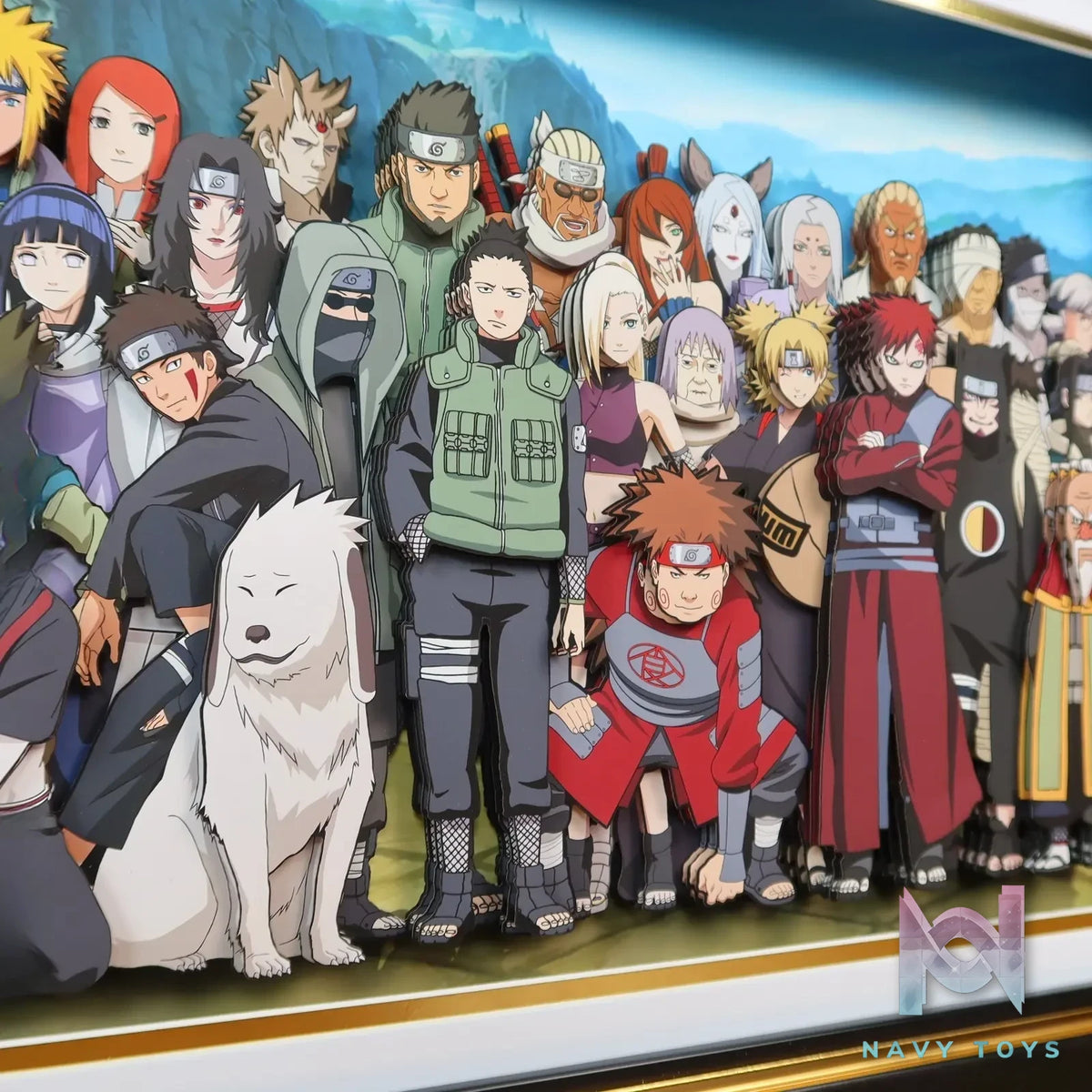 KALA HOME Studio – Naruto Multiple Characters #09 3D Decorative Painting Naruto