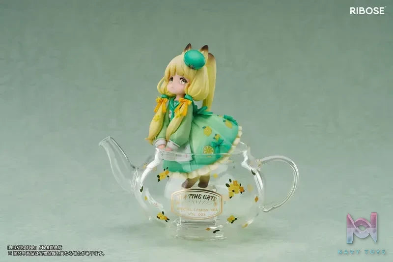 RIBOSE – Original Chibi Figure DLC Series “Tea Time Cats”: “Lemon Cat” (Licensed)