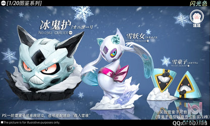 Wang Wang Studio – Pokémon Pokédex Glalie & Froslass & Snorunt
