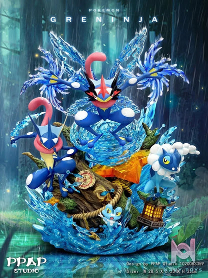 Greninja Family - PPAP Studio resin statue ppap studio anime figure