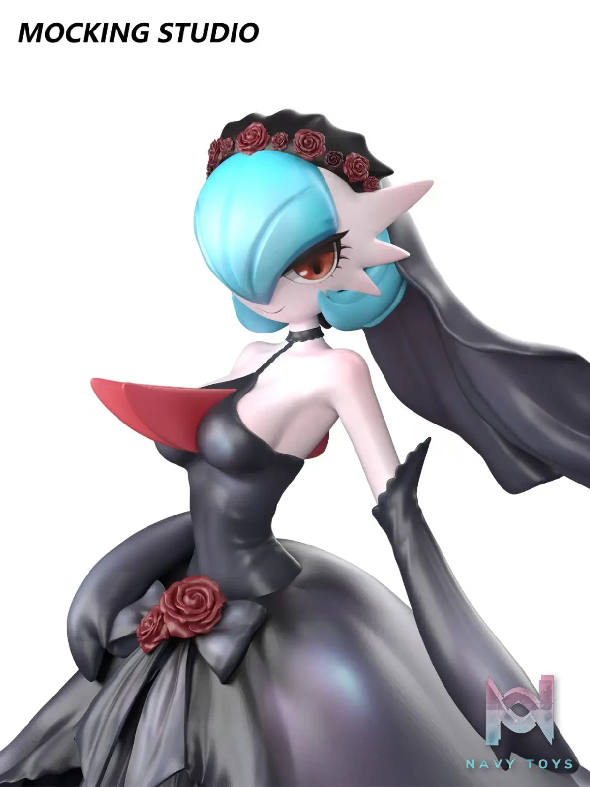 Zhu Yi Wan Jia Studio – Pokémon Glitter MEGA Black Wedding Dress Gardevoir