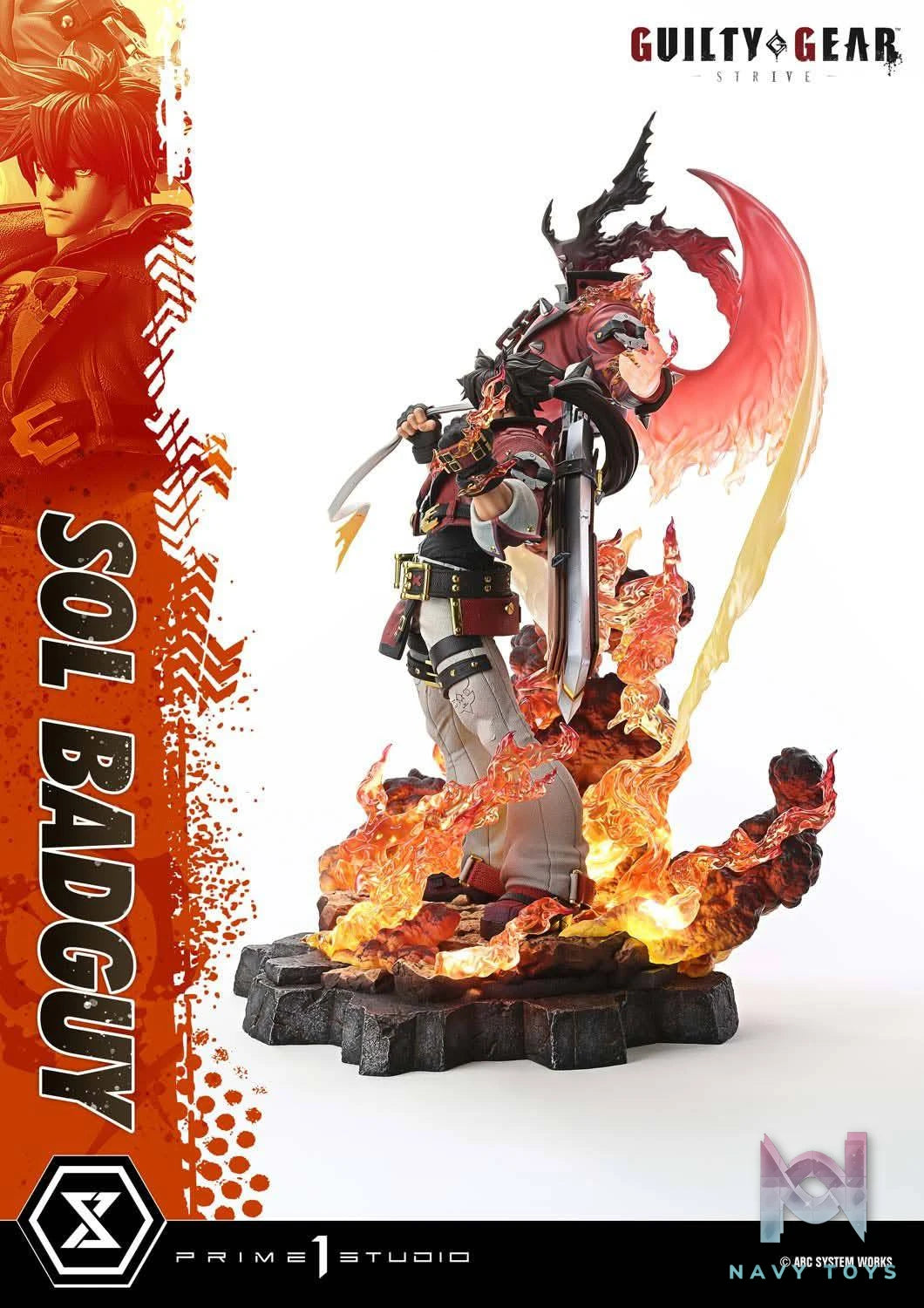 Sol Badguy resin statue prime 1 studio anime figure
