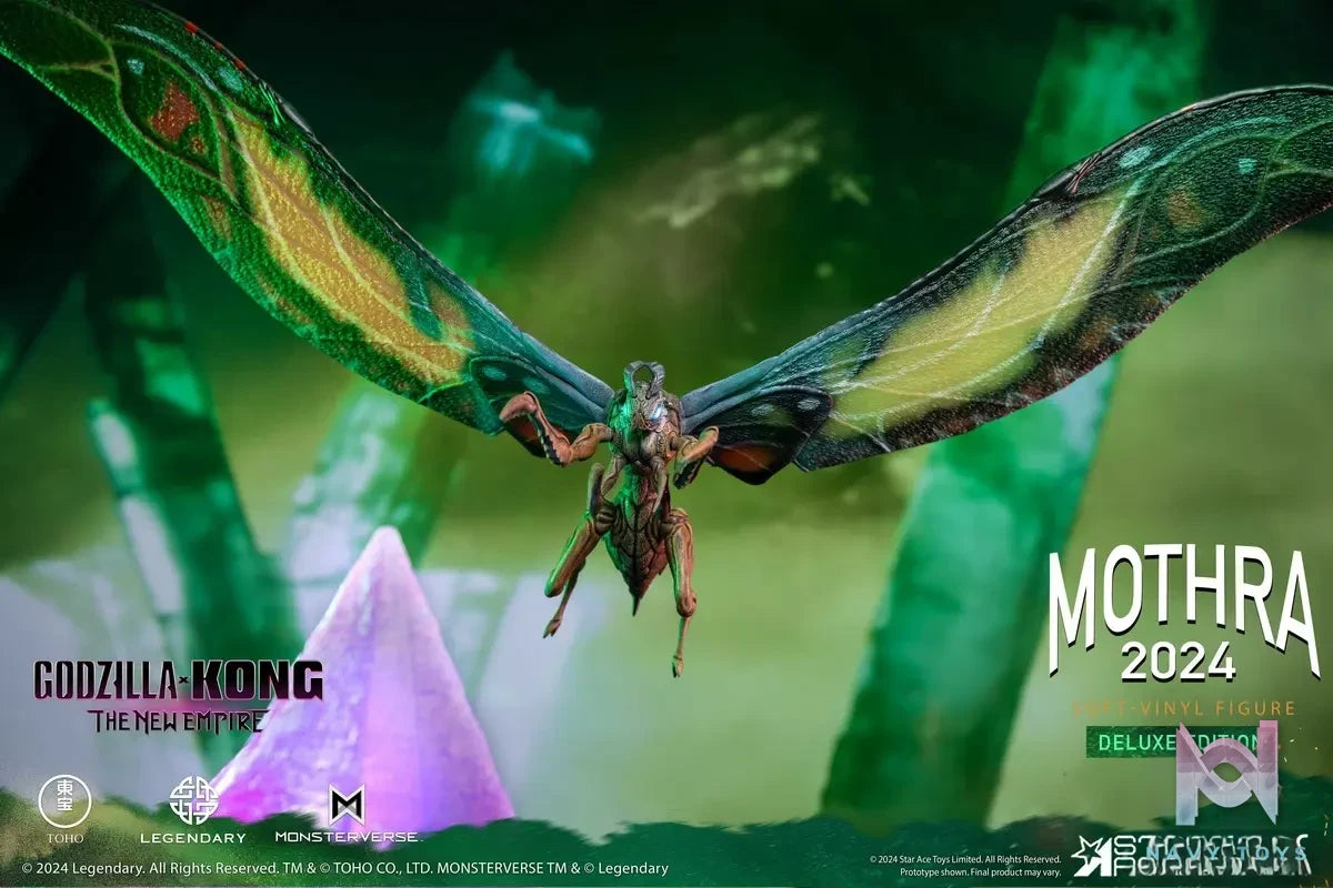 STAR ACE Toys Studio – Godzilla x Kong: The New Empire Mothra SA6058 Standard Version & SA6059 Deluxe Version (Licensed)