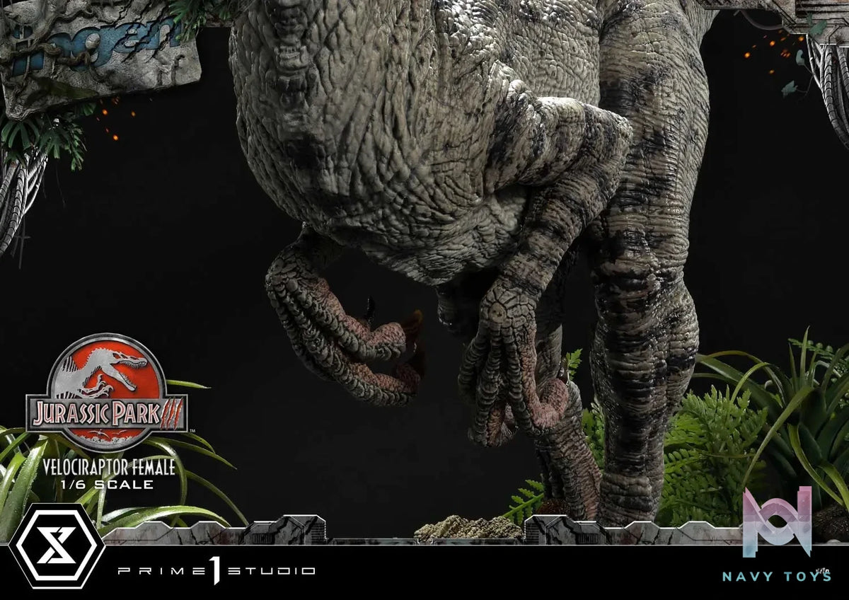 Prime 1 Studio – Legacy Museum Collection Jurassic Park III (Film) Velociraptor Female LMCJP-11 LMCJP-11S (Licensed)