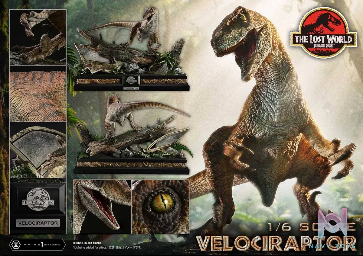 Velociraptor resin statue prime 1 studio anime figure
