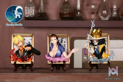 Gravity Studio – One Piece Sanji Robin Brook 3D Photo Frame
