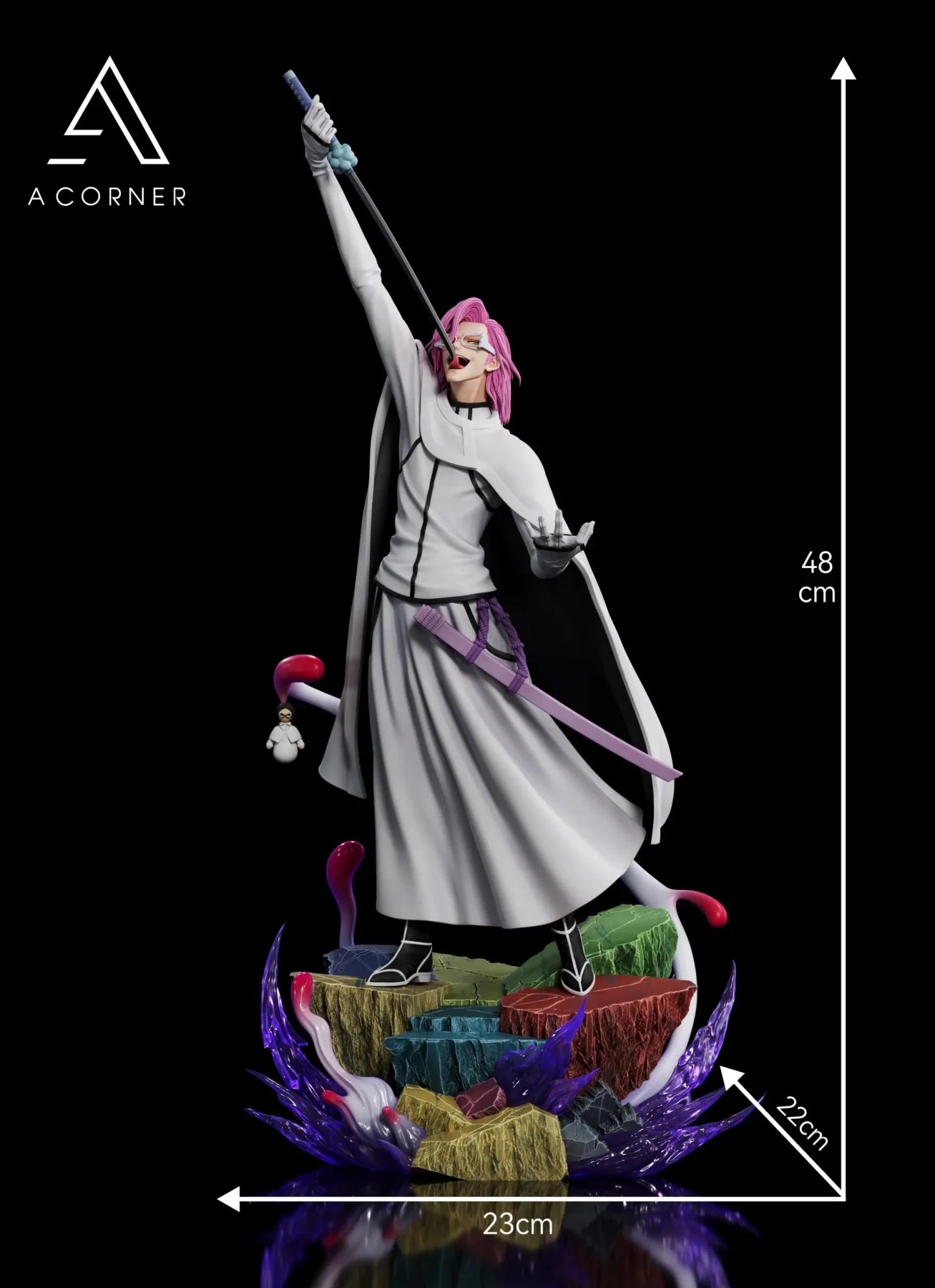 A Corner Studio - Espada Series No.5 x No.8 x No.0 Bleach resin statue Navy Toys anime figure