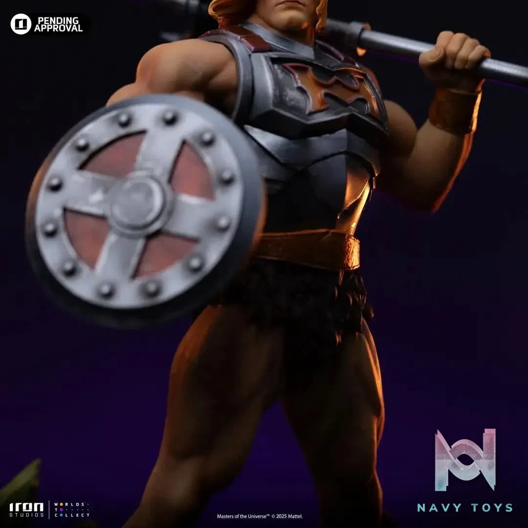 Iron Studios – He-Man Battle Armor Version Statue Masters of the Universe HEMAN122825-10 (Licensed)