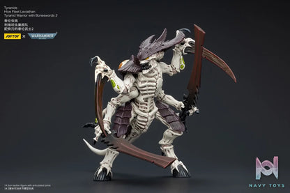 JOYTOY Studio – Warhammer 40,000 Tyranids Hive Fleet Leviathan Tyranid Warrior with Boneswords 2 JT8766 (Licensed)