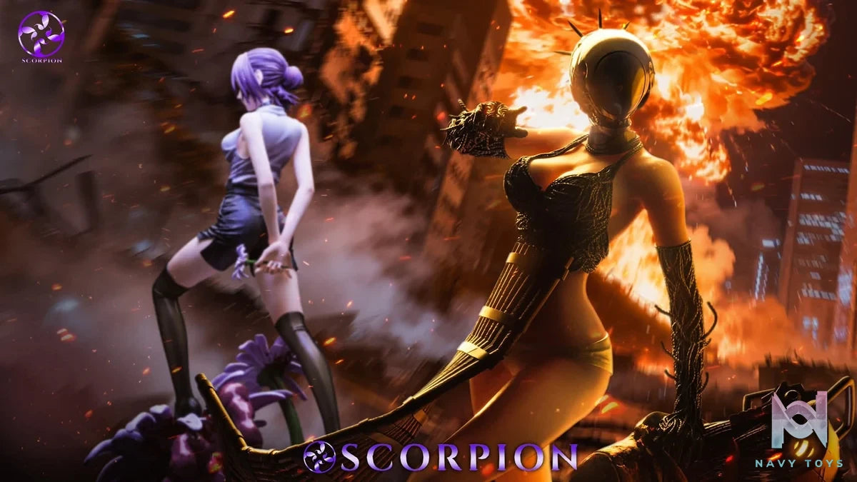 Reze Bomb Devil resin statue Scorpion Studio anime figure