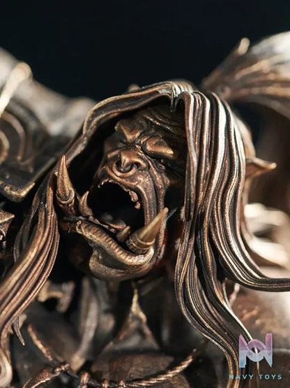 BLIZZARD ENTERTAINMENT – World of Warcraft Grommash Hellscream Bronze Edition Statue BLZ006 (Licensed)