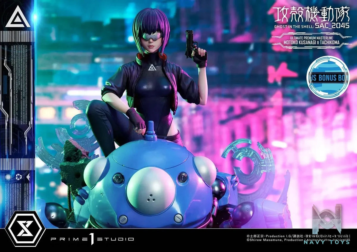 Prime 1 Studio – Ultimate Premium Masterline Ghost in the Shell: SAC_2045 Motoko Kusanagi & Tachikoma UPMGITS-01 UPMGITS-01S(Licensed)