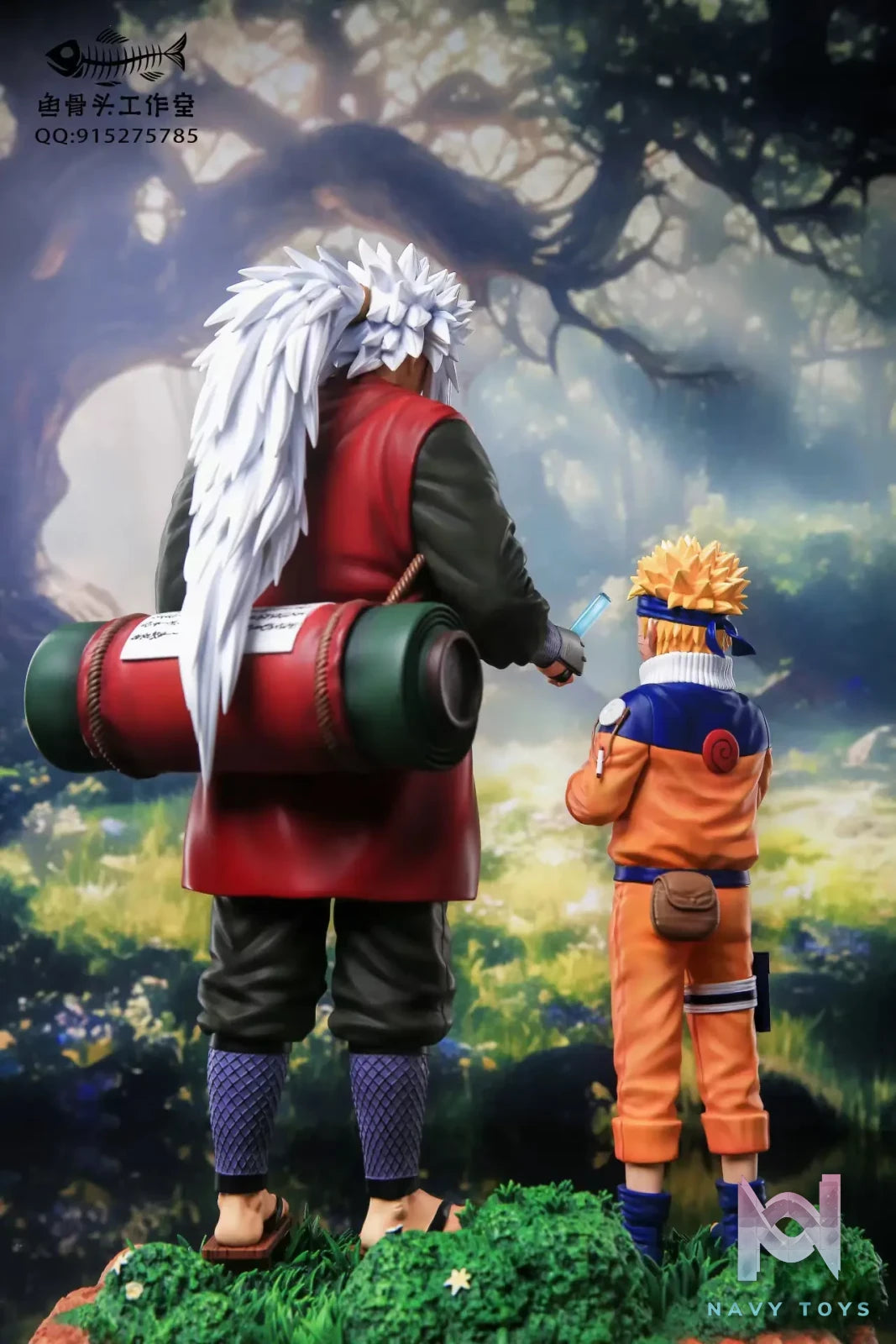 Fish Bone Studio – Naruto Jiraiya & Naruto