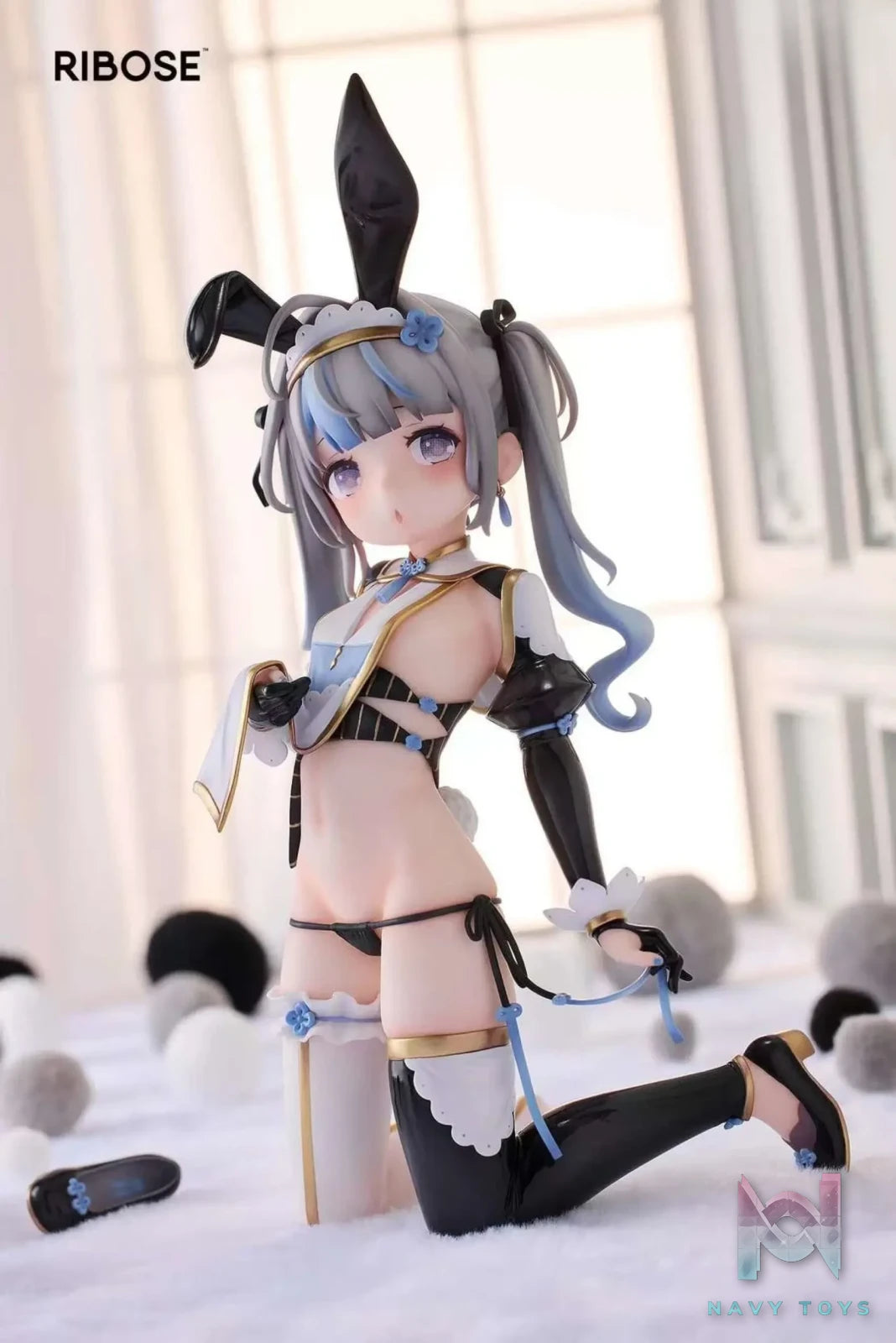 RIBOSE – Chinese Style Maid Bunny Girl Mocha (Licensed)