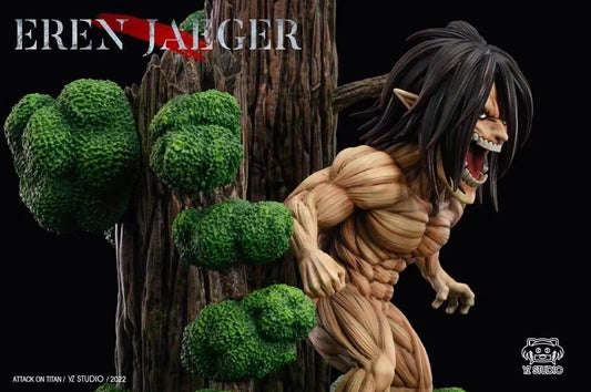 Eren Yeager resin statue yz studio anime figure
