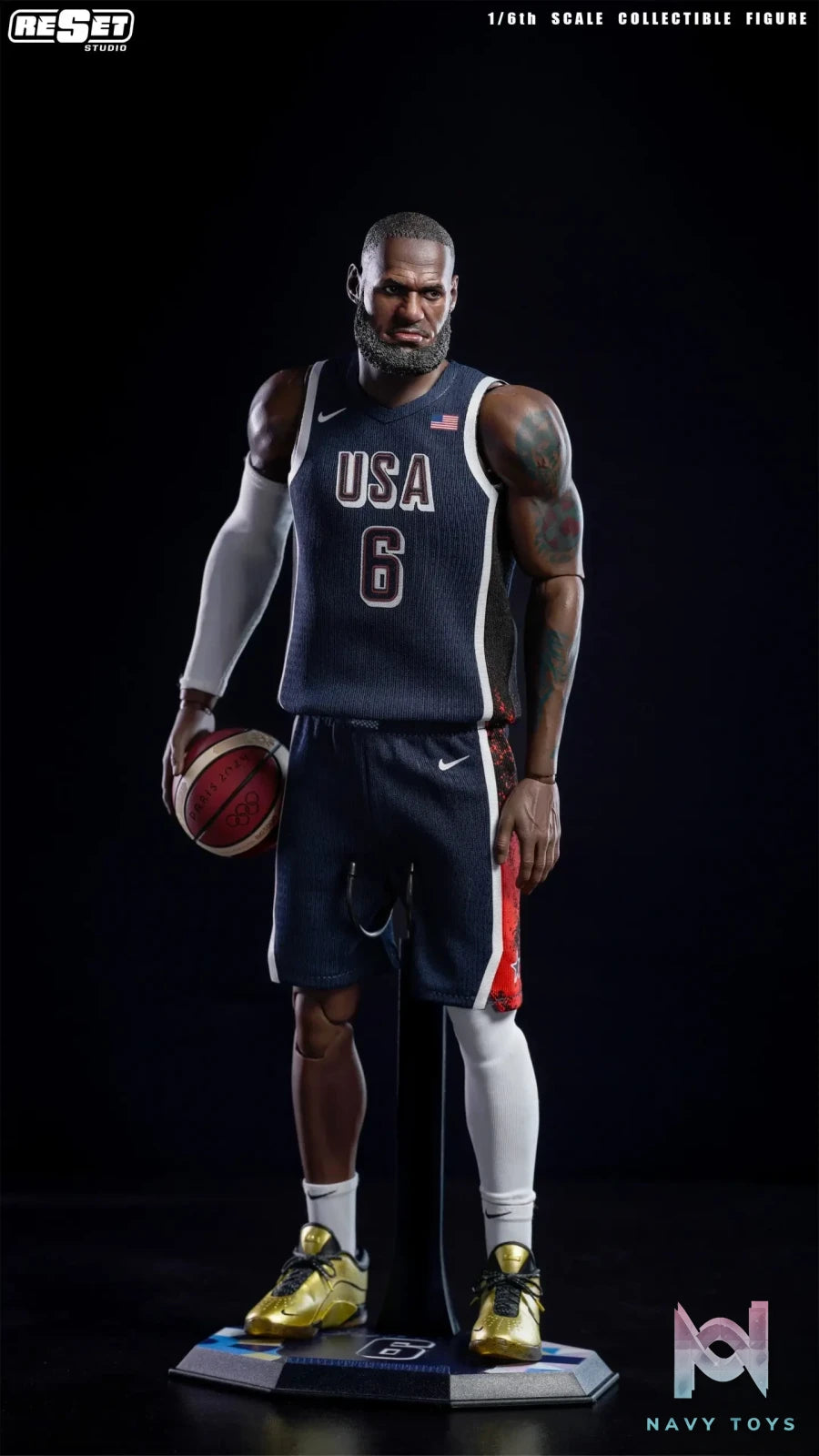 Reset Studio – Team USA Olympics James 1/6 Collectible Action Figure