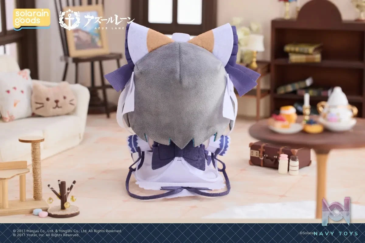 Solarain Toys – Azur Lane Cheshire × Formidable × Sirius PuniPuni Sitting Plush Doll (Licensed)