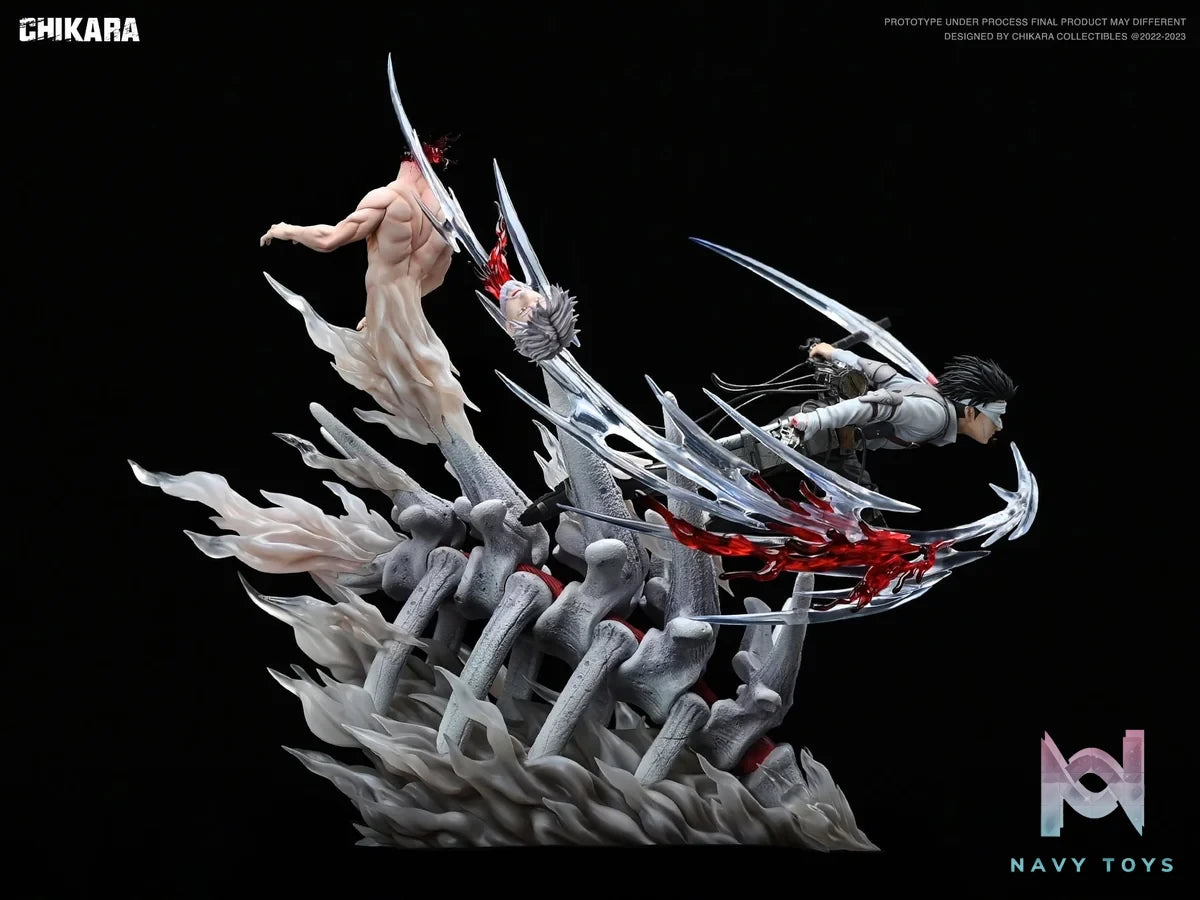 Levi & Zeke - Attack on Titan - Chikara Studio resin statue Chikara Studio anime figure
