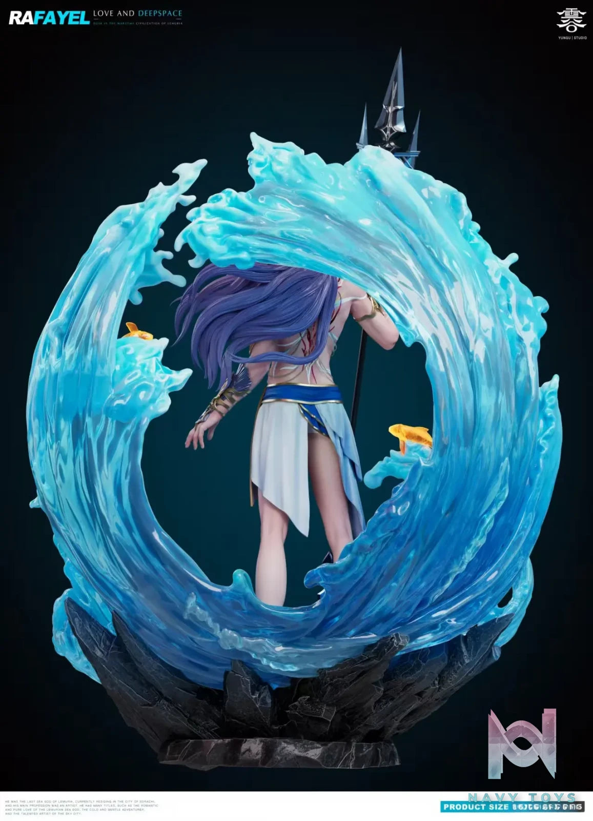 Yun Gu Studio – Love and Deepspace 1/6 Statue Mermaid Rafayel