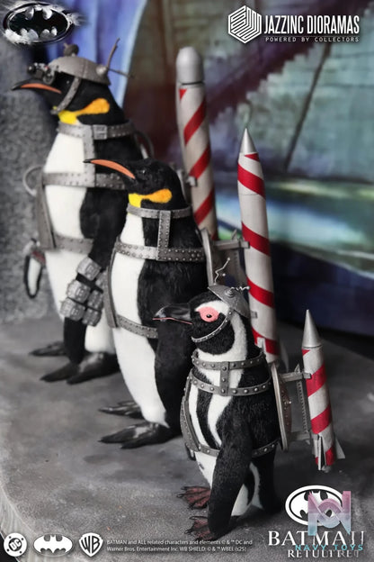 Jazzinc Dioramas Studio – Penguin Army 3 Piece Accessory Set (Batman Returns) 1/6 Scale (Licensed)