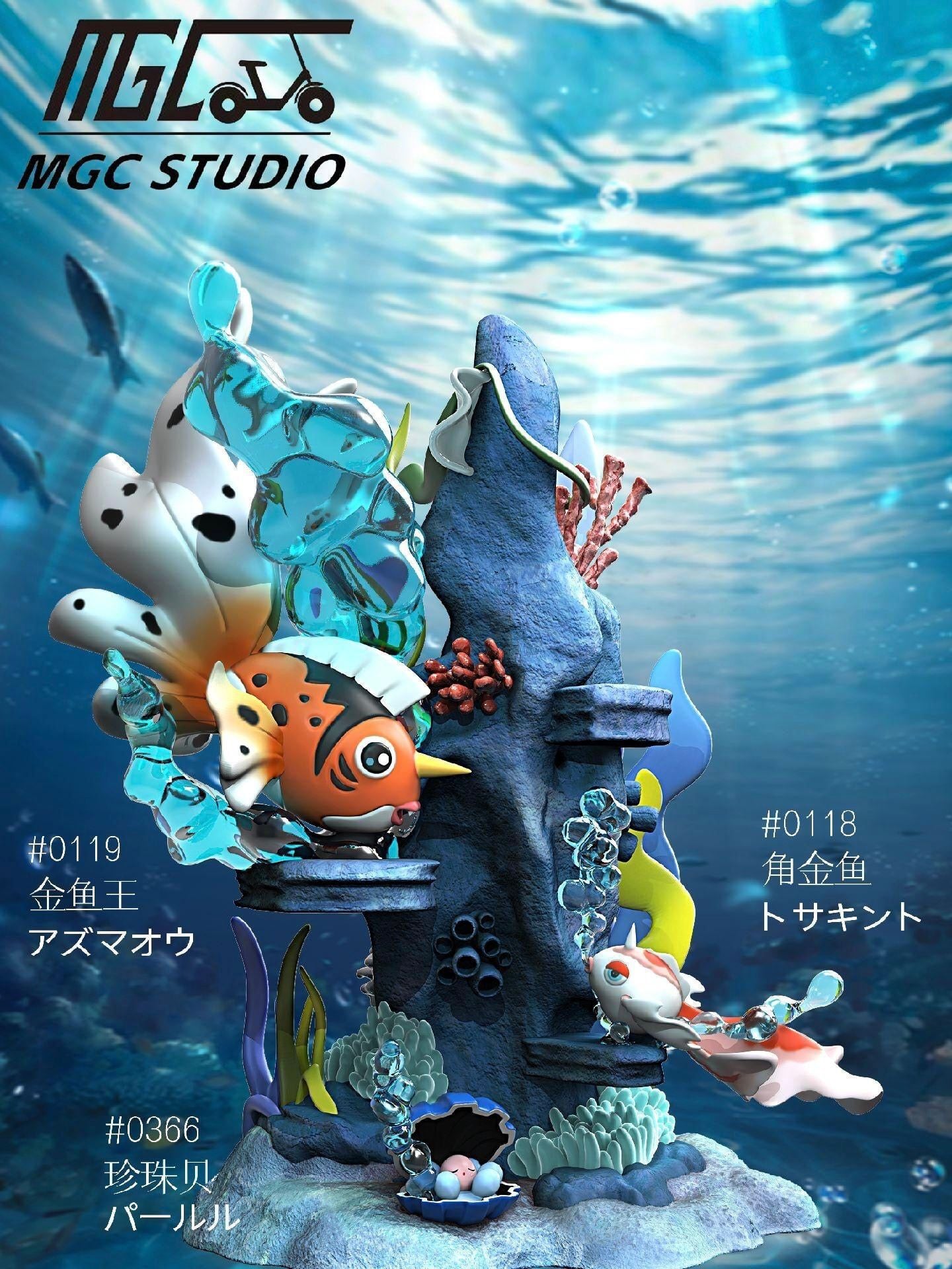 Seaking & Goldeen - Pokemon - MGC Studio resin statue MGC Studio anime figure