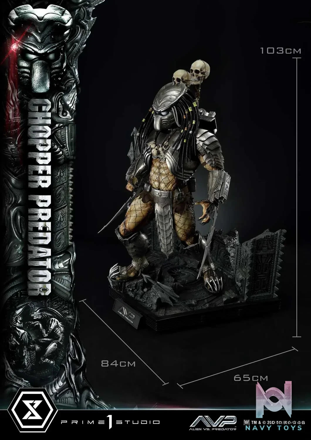 Prime 1 Studio Museum Masterline Alien vs. Predator Chopper Predator MMPR-06