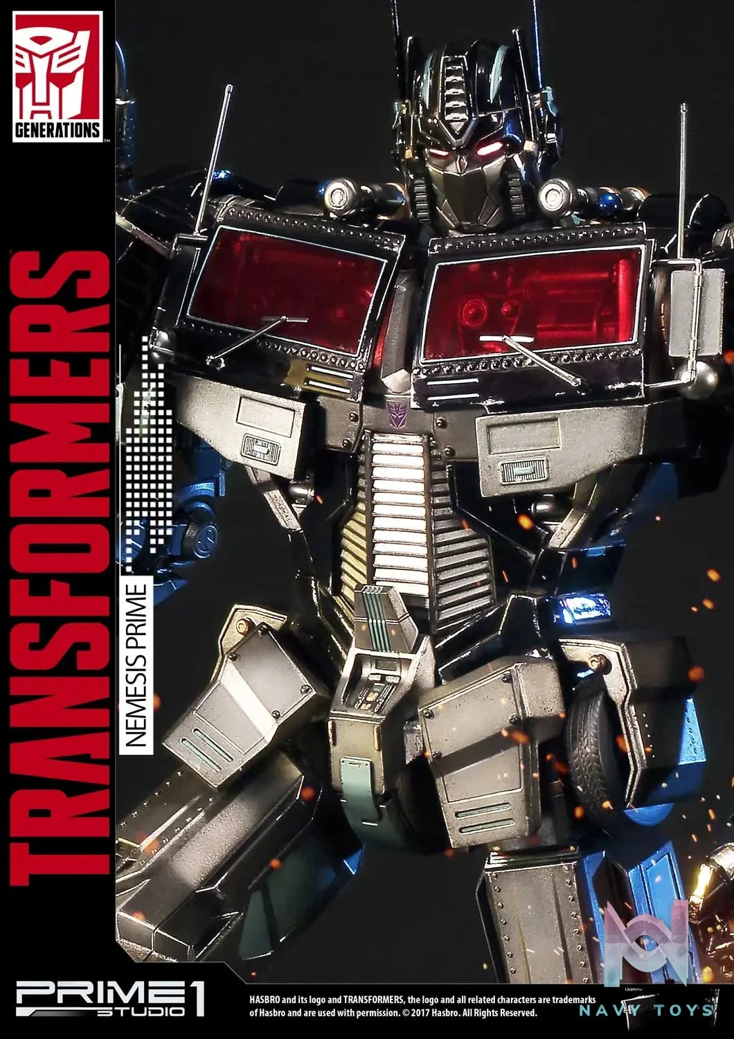 Prime 1 Studio – Premium Masterline Transformers: Generation 1 Nemesis Prime PMTF-03 (Licensed)