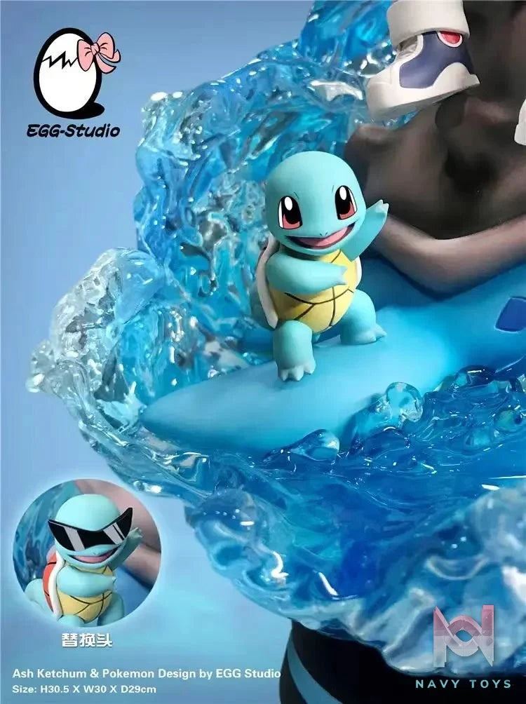 EGG Studio - Pokémon Ash Ketchum Brave The Winds And Waves resin statue Navy Toys anime figure