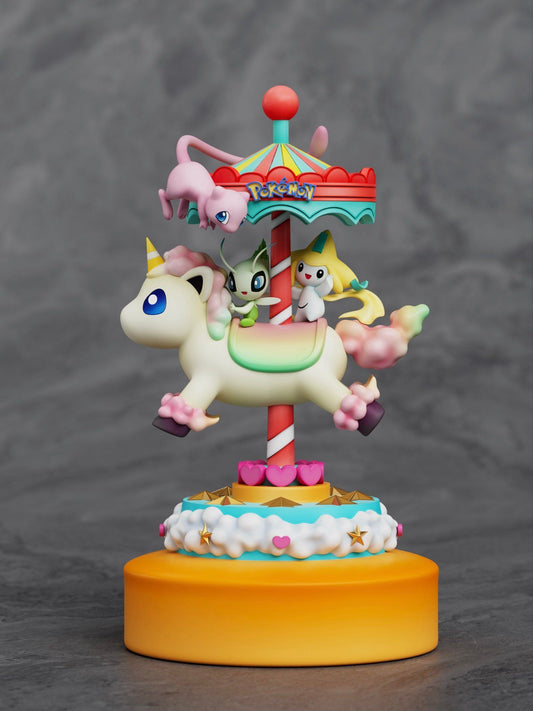 Mew, Celebi & Jirachi - Pokemon - Sun Studio resin statue Sun Studio anime figure