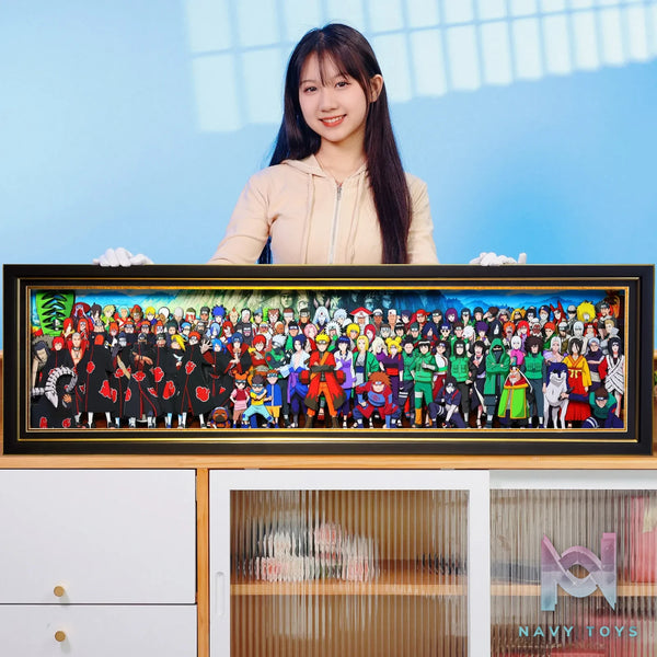 Yu Zhi Jiang Studio – Naruto Multiple Characters Series #6 3D Decorative Painting Naruto