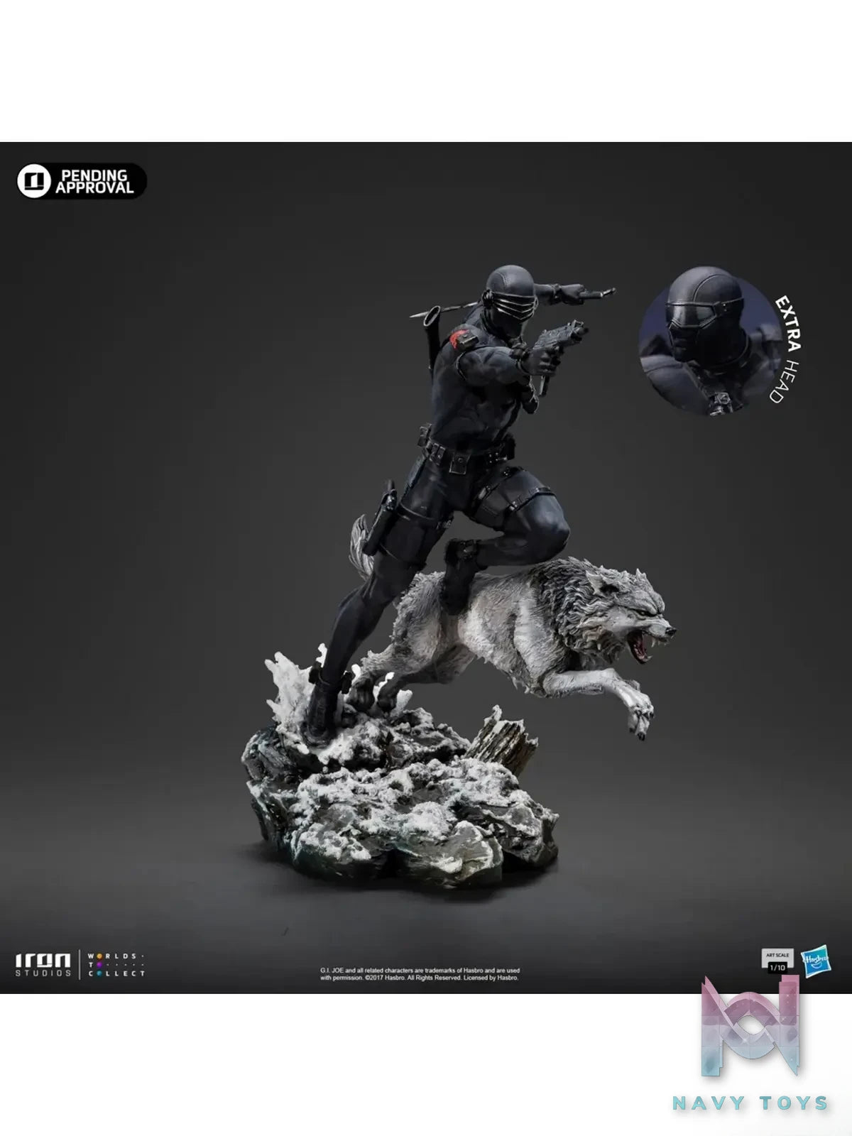 Iron Studio – G.I. Joe 1/10 Snake Eyes HASBR117024-10 (Licensed)