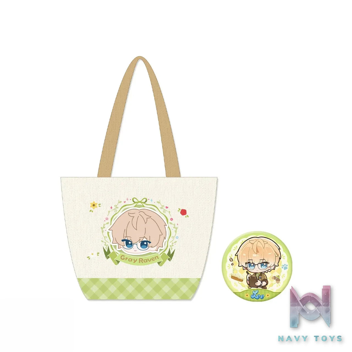 KURO GAMES – Punishing: Gray Raven Spring Festival Stroll Series Embroidered Patch Canvas Tote Bag (Licensed)